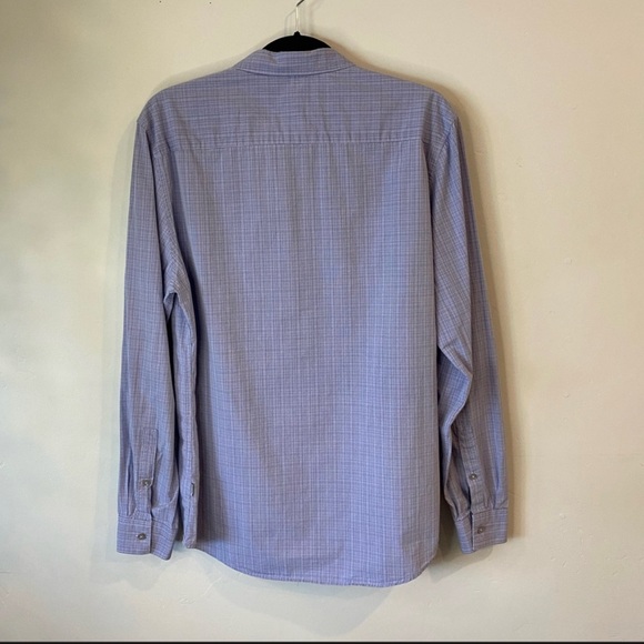 Calvin Klein Button Down Slim Fit Long Sleeved Shirt - Picture 2 of 4